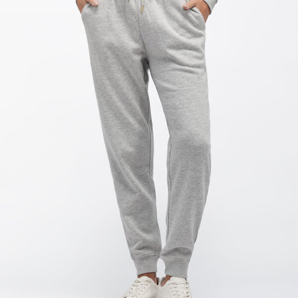 Jogger Mujer Rosa Core Gris Fit Poly Htr