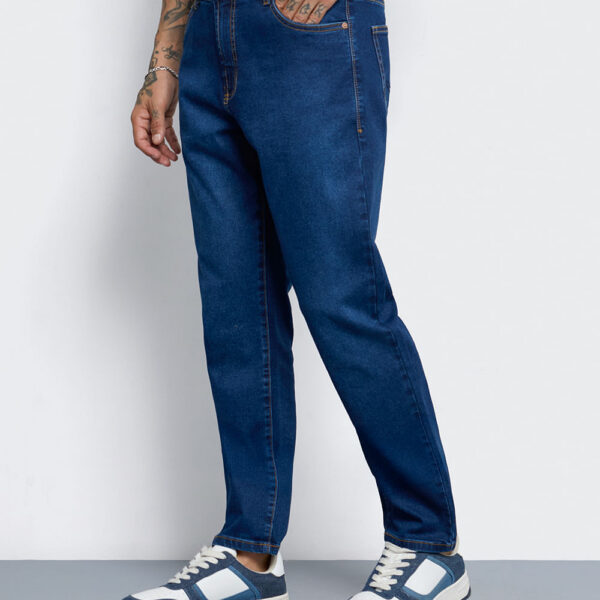 Jean Hombre Bruno Azul Oscuro