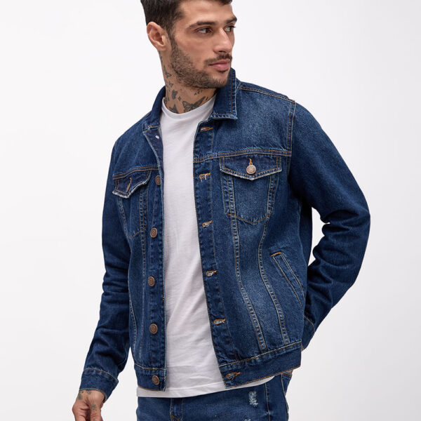Casaca Jean Hombre Nee Azul Oscuro