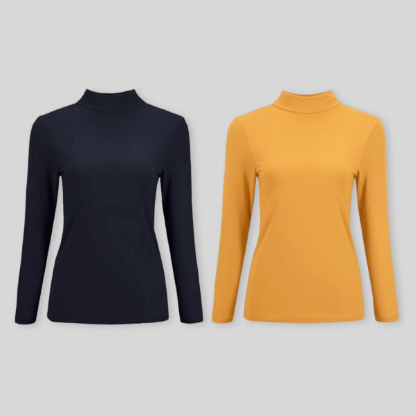 Pack de 2 cafarenas azul dutty / mostaza albaricoque