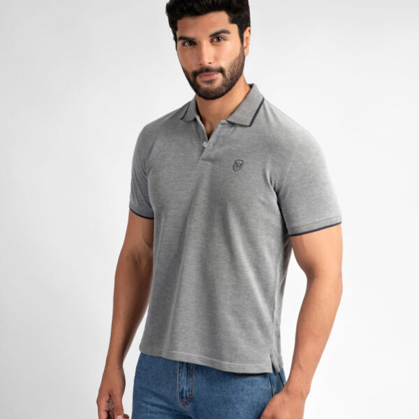 Polo Cuello Camisa Hombre Ashyto Azul Náutico