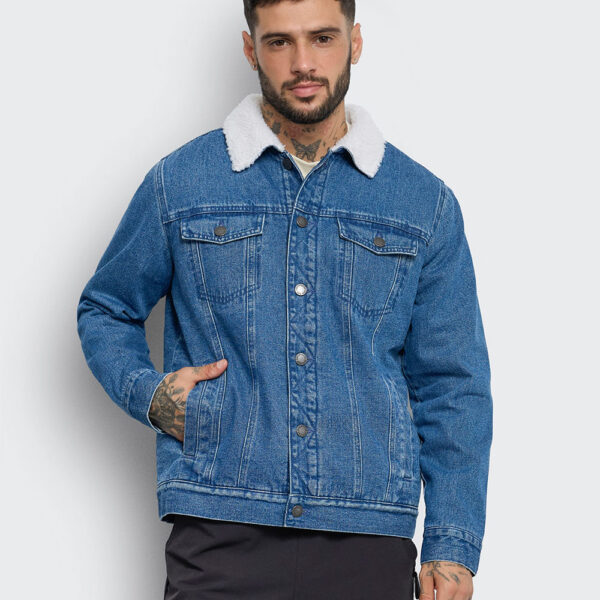 Casaca Hombre Ian Azul Medio