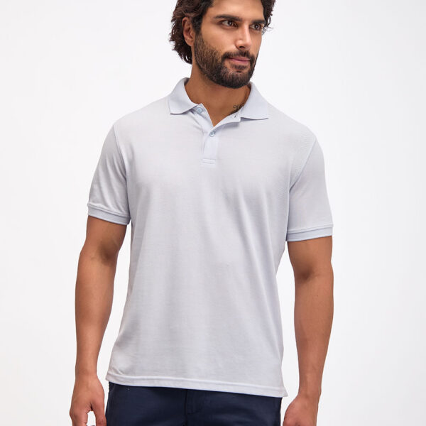 Polo Cuello Camisa Hombre Renato Celeste Claro