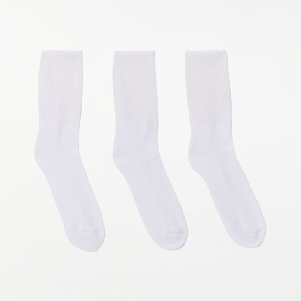 Calcetines Pack x 3 Hombre Malcom Blanco