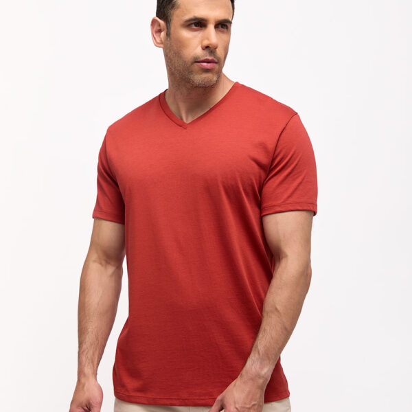 Polo Hombre Antonio Core Rojo Ladrillo