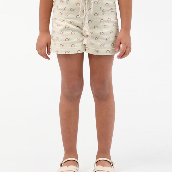 Short Niña Nayla Print Verde Ambrosia