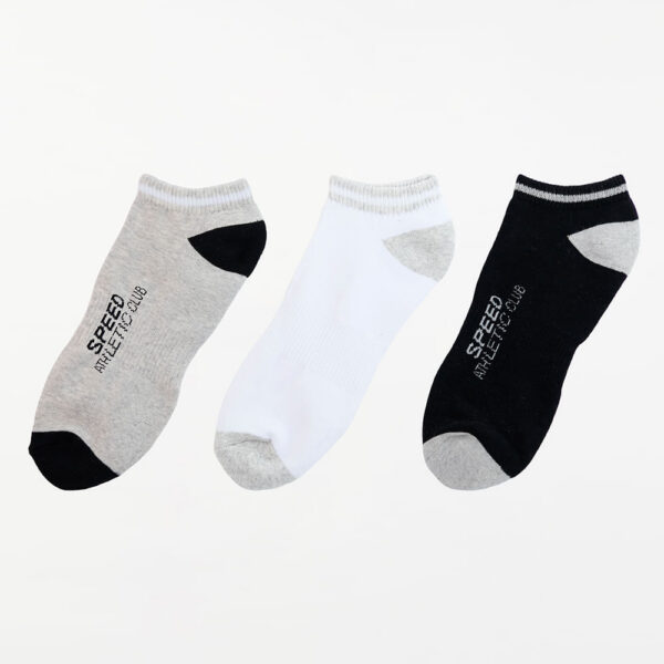 Calcetines Pack x 3 Hombre Cales Negro