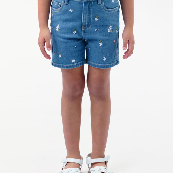 Short Denim Niña Indira Medium Wash