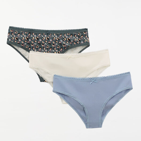 Trusa Pack x 3 Mujer Kalena Azul