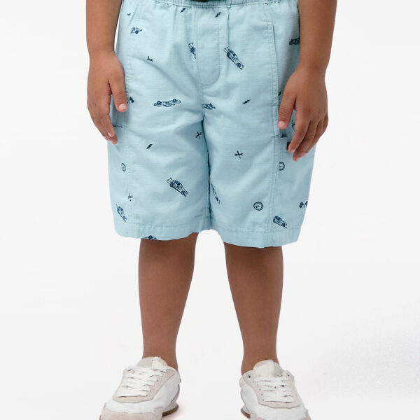 Bermuda Niño Piero Print Celeste Royal