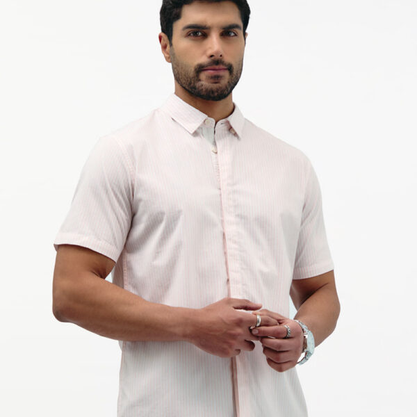 Camisa Hombre Jerry Rosa Silver