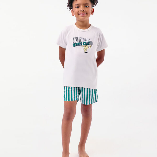 Pijama Set 2 Piezas Niño Owen Blanco