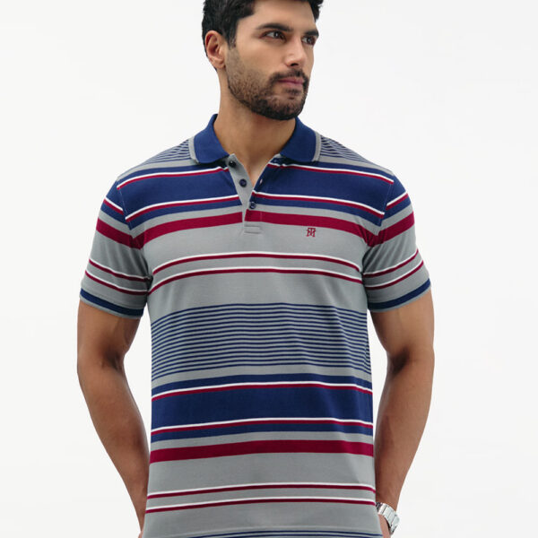 Polo Cuello Camisa Hombre Saylor Azul Atlántico