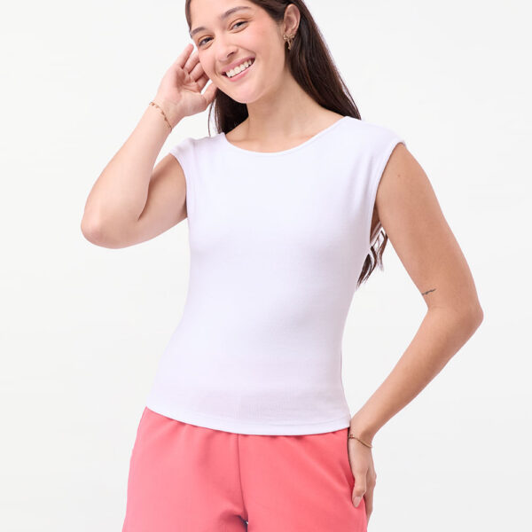 Polo Mujer Holly Blanco Optico