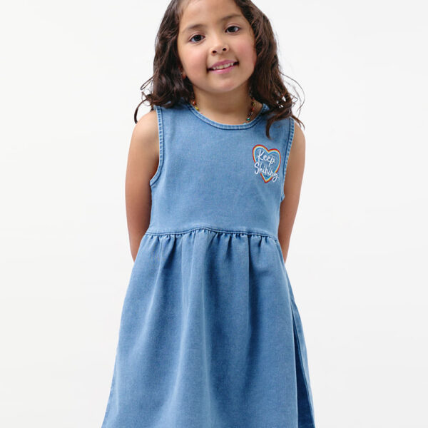 Vestido Niña Magie Light Wash