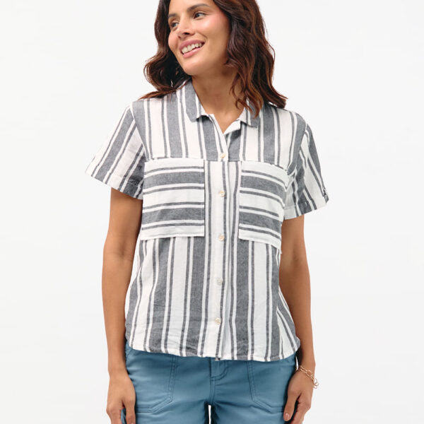 Blusa Mujer Camila Print Negro