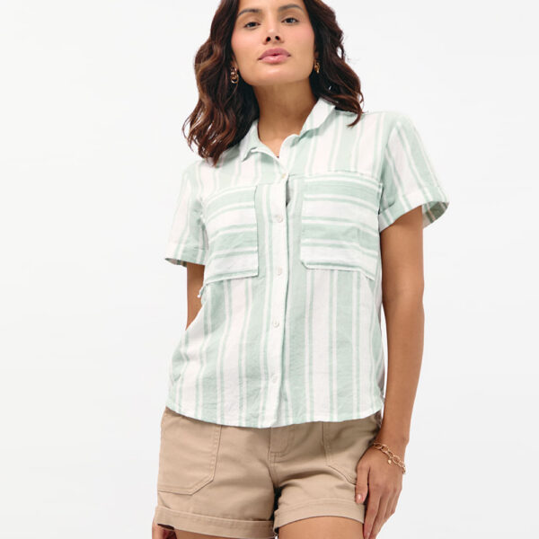 Blusa Mujer Camila Print Verde Atlantis