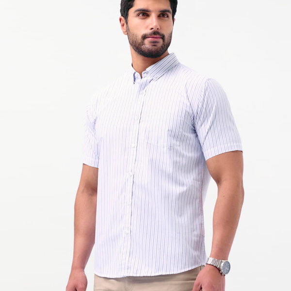 Camisa Hombre Ruben Azulino Brillante