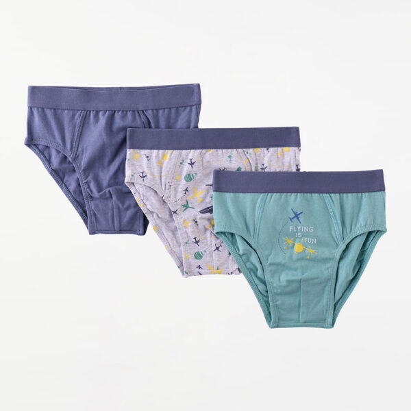 Trusa Pack x 3 Niño Leao Azul Dutty