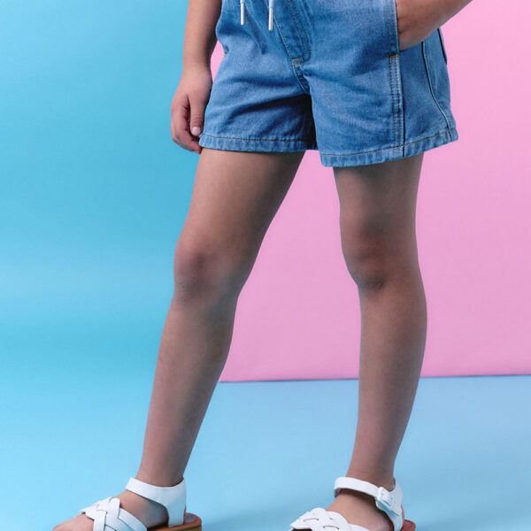 Short Niña Mafalda Light Wash
