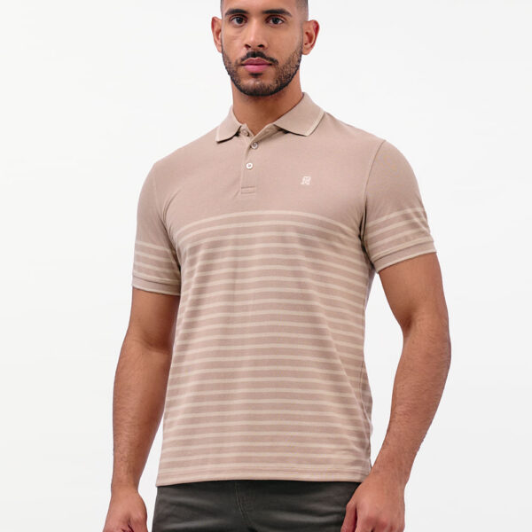Polo Cuello Camisa Hombre Saylor Beige Sand