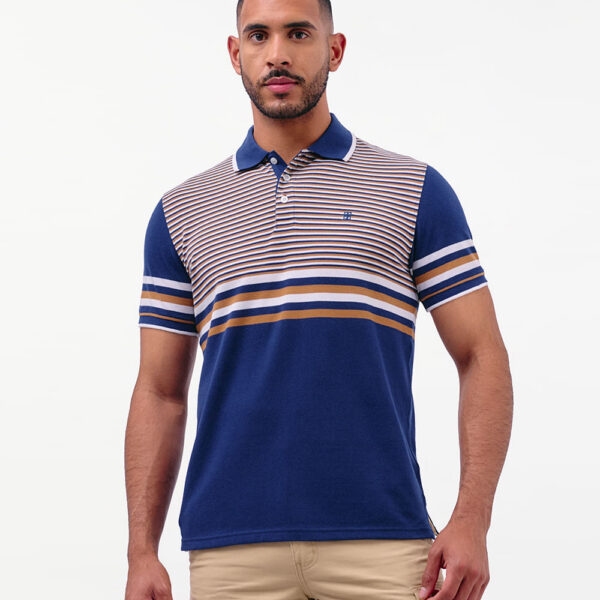 Polo Cuello Camisa Hombre Saylor Azul Atlántico