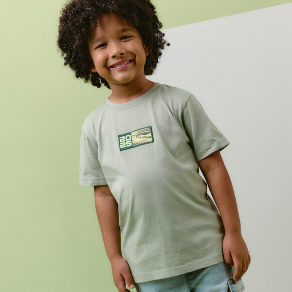 Polo Niño Kenzo Verde Wave