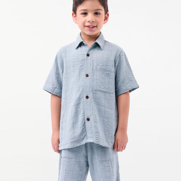 Camisa Niño Gabo Turqueza Claro