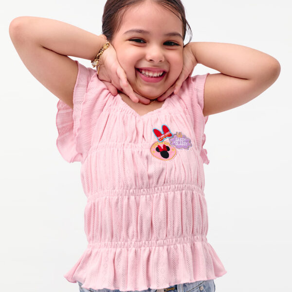 Top Niña Angela Rosado Wood