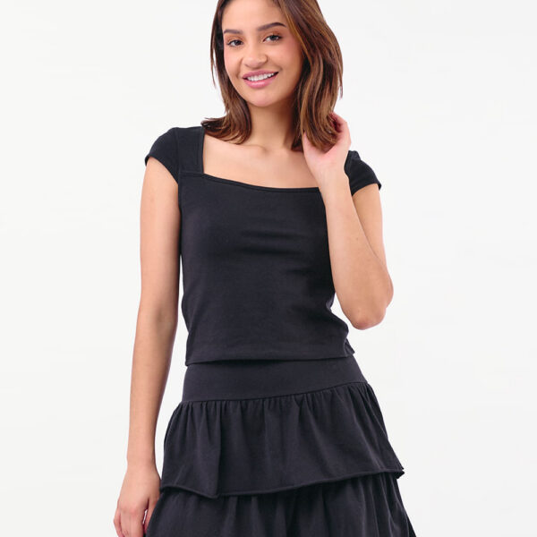 Polo Mujer Evaluna Negro