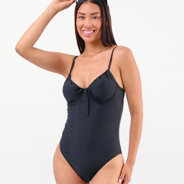 Ropa De Baño Mujer Azul Negro
