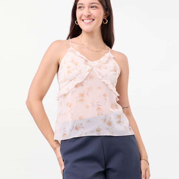 Blusa Mujer Minerval Beige Crema