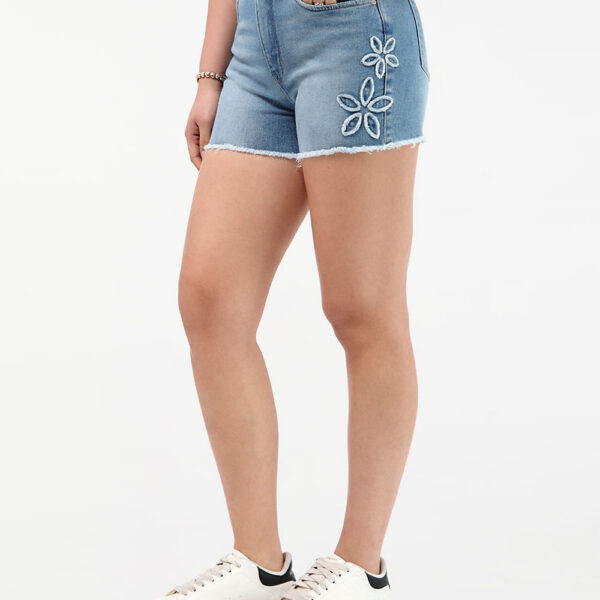 Short Denim Mujer Yajaira Total Bleach