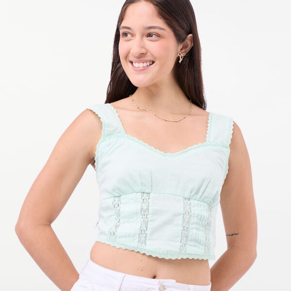 Blusa Mujer Michelle Verde Pastel