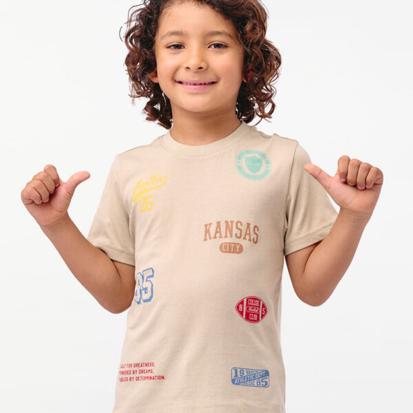 Polo Niño Eros Beige Tea