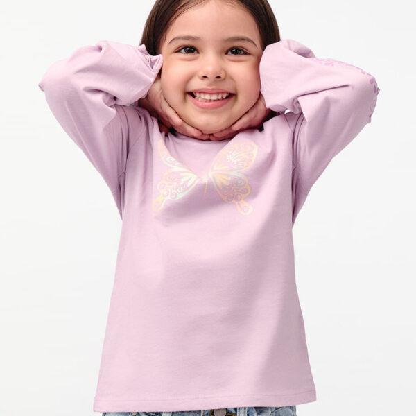 Polo Niña Mariamanda Lila Frío