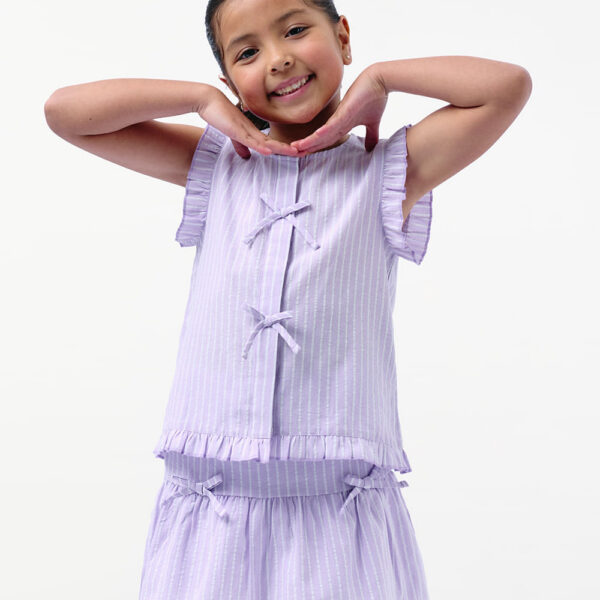 Blusa Niña Analu Lila Violeta
