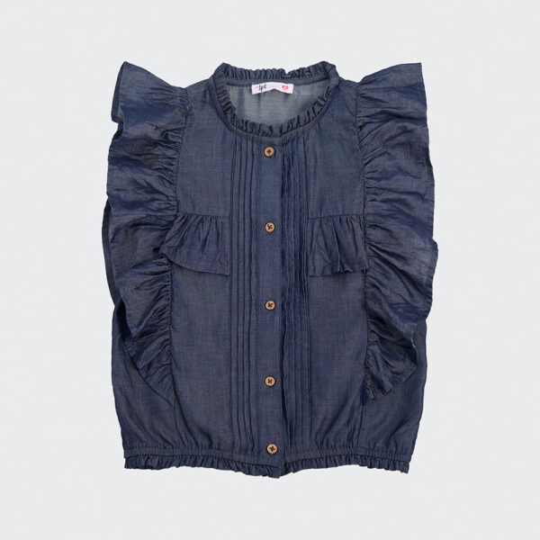 Blusa Niña Amaya Blue Wash