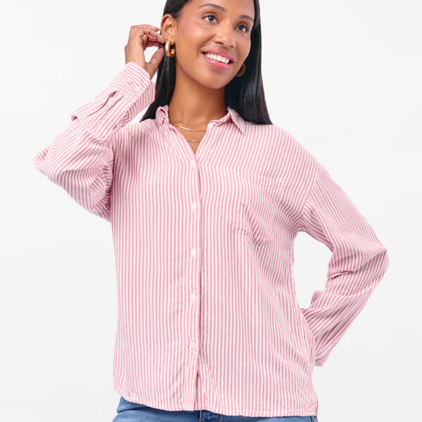 Blusa Mujer Ania Palo Rosa Garnet