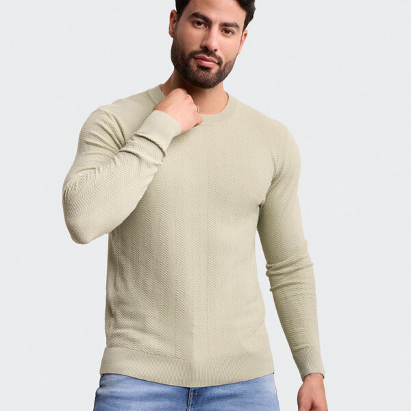 Chompa Hombre Maestri Verde Empolvado