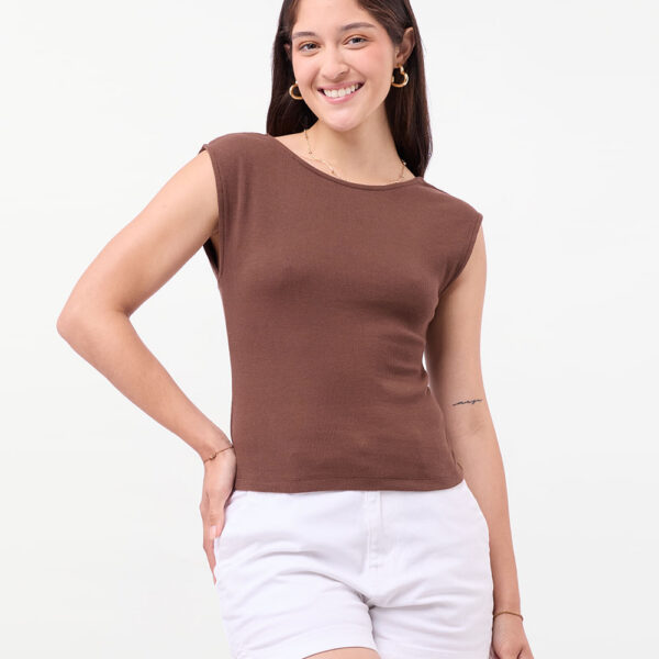 Polo Mujer Holly Marron