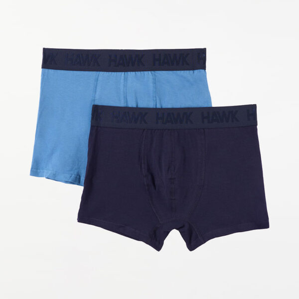 Boxer Pack x 2 Hombre Rocco Azul Claro/Azul