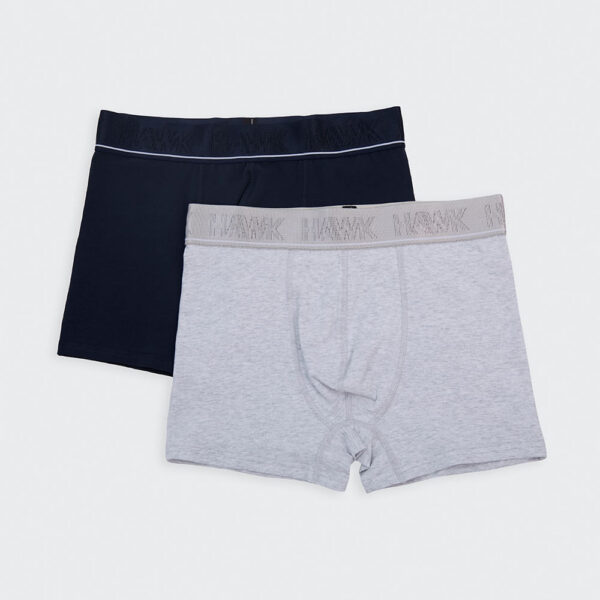 Boxer Pack x 2 Hombre Rocco Melange/Azul