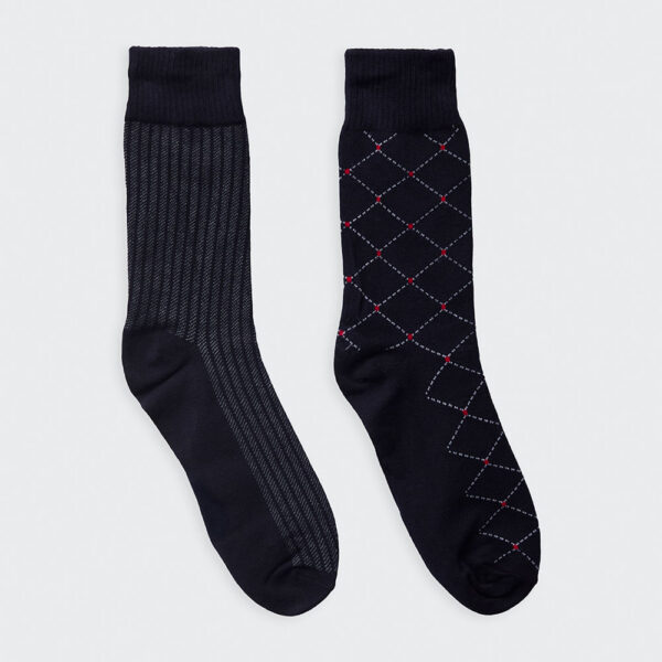 Calcetines Pack x 2 Hombre Formal Azul