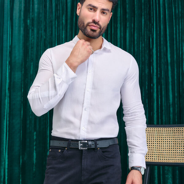 Camisa Hombre Roverano Blanco Optico
