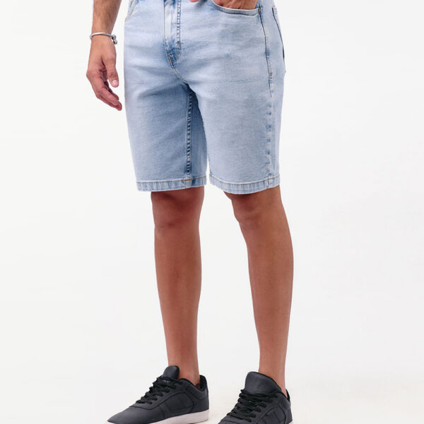 Bermuda Denim Hombre Mbappe Total Frost Sky