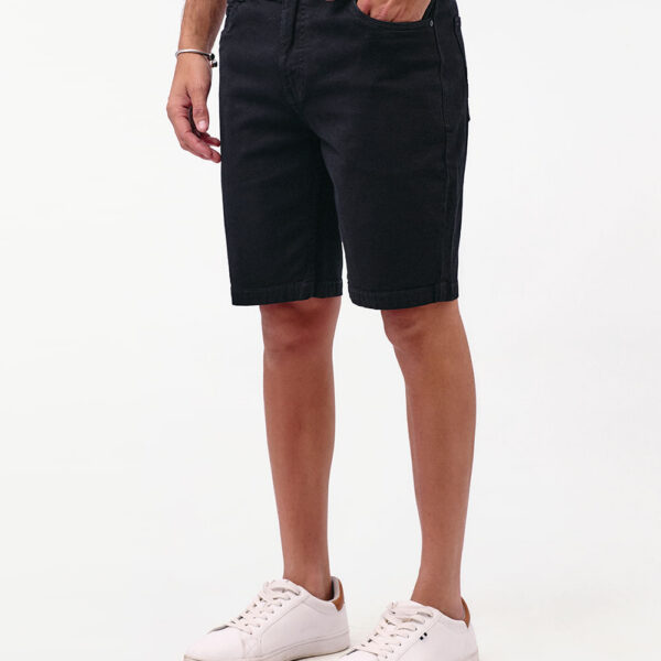 Bermuda Denim Hombre Mbappe Total Black