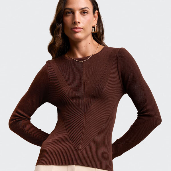 Chompa Mujer Jimena 3 Marron Chocolate