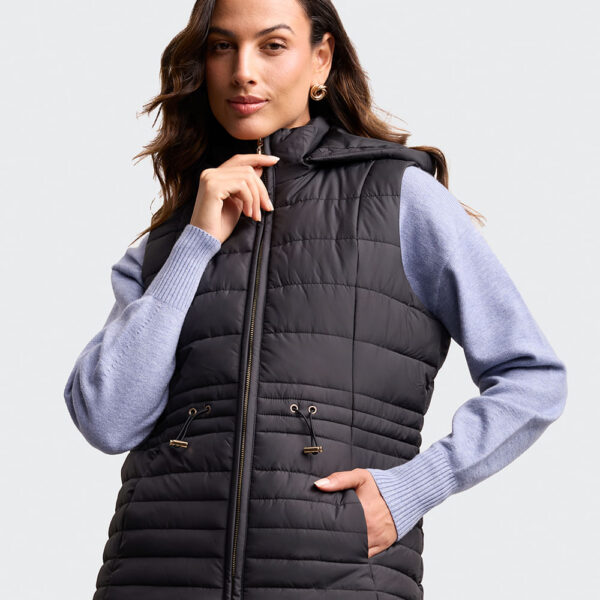 Chaleco Mujer Paola 3 Negro