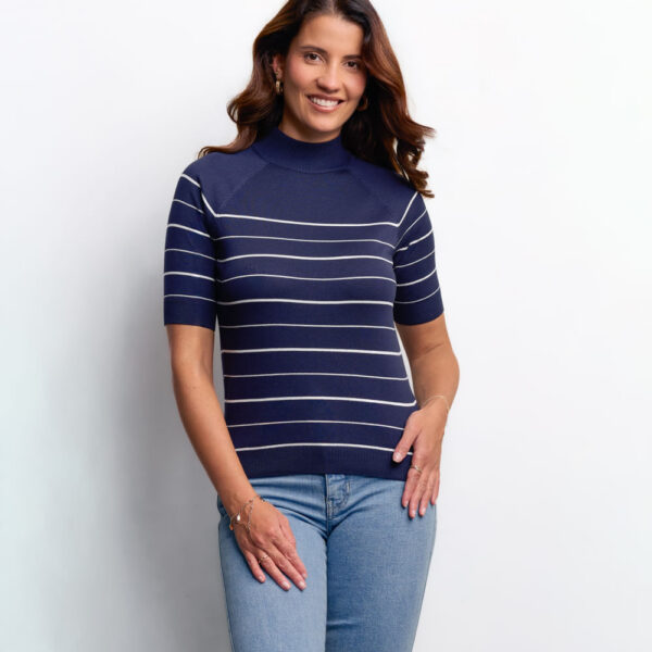Chompa Mujer Valentina Lis3 Azul Náutico